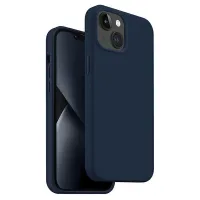 Etui Uniq Lino na iPhone 14 Plus - niebieskie