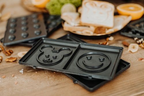 OPIEKACZ GOFROWNICA DO KANAPEK GRILL TORTILA TOST 5W1 OPIEKACZ MOC na Arena.pl