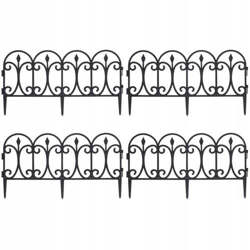 PŁOT PŁOTEK OGRODOWY PALISADA 4SZT 240CM OBRZEŻE na Arena.pl