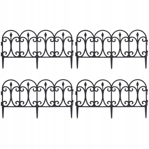 PŁOT PŁOTEK OGRODOWY PALISADA 4SZT 240CM OBRZEŻE zdjęcie 7