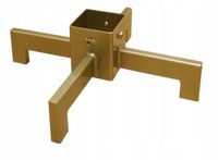 Stojak pod choinkę metalowy w stylu LOFT złoty