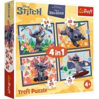 puzzle 4w1 wakacje na hawajach stitch 34666