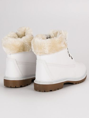 BIAŁE TRAPERKI Rozmiar - 39 na Arena.pl