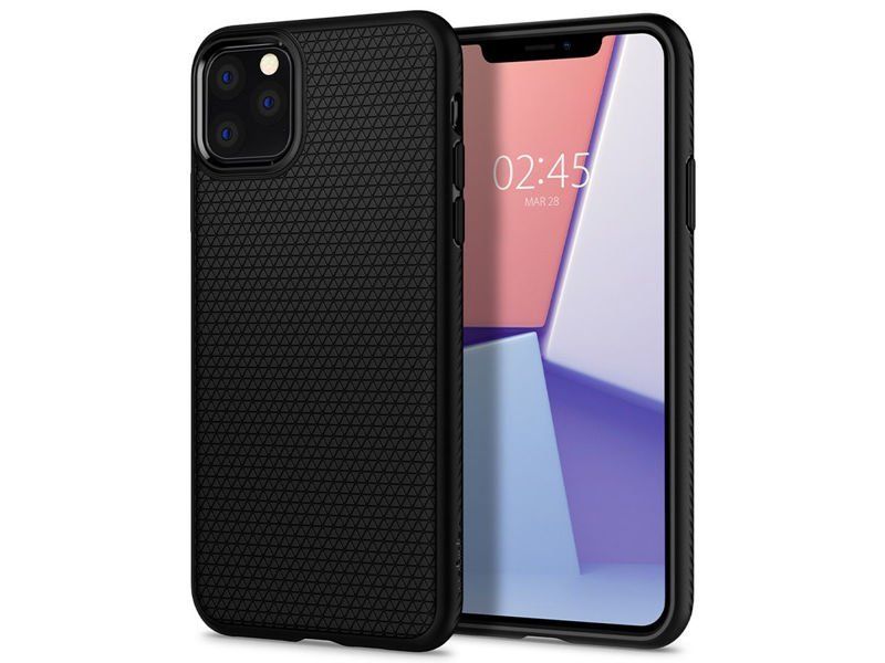 Etui Spigen Liquid Air do Apple iPhone 11 Pro Max Matte Black zdjęcie 1