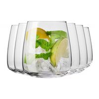 ZESTAW SZKLANEK NISKICH DO WHISKY KROSNO MODERN 420 /470 ML X 6 SZT