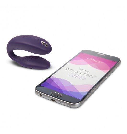We-Vibe Sync WIBRATOR DLA PAR STEROWANY SMARTFONEM FIOLETOWY zdjęcie 6