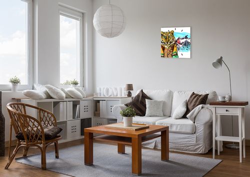 Zegar Ścienny - Tygrys Elegant - 40X40 Cm - C3Ac40X40-3210 na Arena.pl