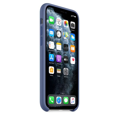 Silikonowe etui do iPhone’a 11 Pro Max – błękitny len na Arena.pl