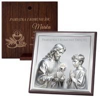 Obrazek Pamiątka Komunii dla Chłopca Grawer Prezent od Dziadków