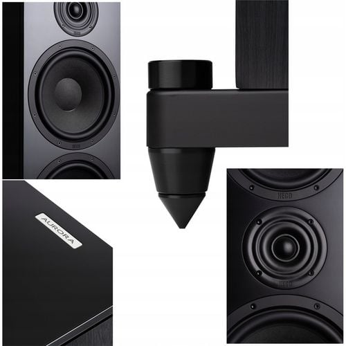 HECO Aurora XT 700 + 300 + Center ZESTAW KOLUMN KINA DOMOWEGO 5.0 WALNUT na Arena.pl