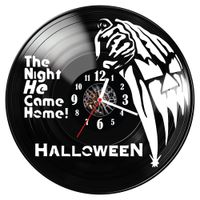 Zegar ścienny z płyty winylowej Haloween 1842.14