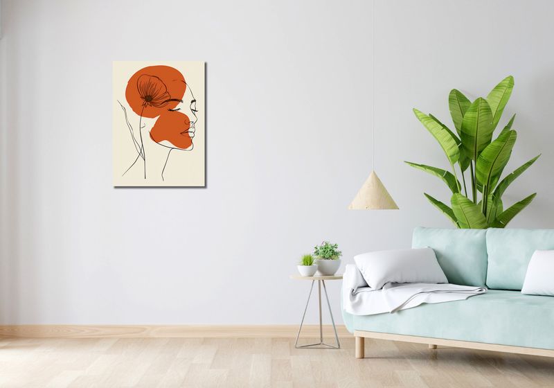 Obraz 50x70cm Ciepło Kwiatu zdjęcie 2