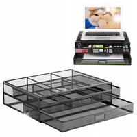PODSTAWKA METALOWA POD LAPTOP MONITOR BIURKOWA 2 SZUFLADY