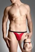 mens thongs 4497   red s/l