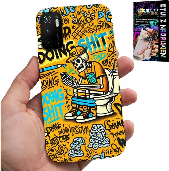 ETUI DO XIAOMI POCO M3 PRO 5G - DOING SHIT KOŚCIOTRUP NA KIBLU CASE zdjęcie 1