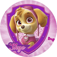 Opłatek na tort PAW Psi Patrol Pies Pieski Marshall Rubble Rocky Skye Zuma