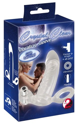crystal clear vibrating sleeve na Arena.pl