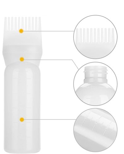 Butelka z Aplikatorem Olejku do Włosów 160 ml Biała 2 sztuki na Arena.pl