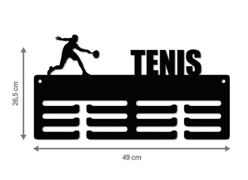 Wieszak na medale TENIS twoje imię dowolny tekst 29.3 na Arena.pl