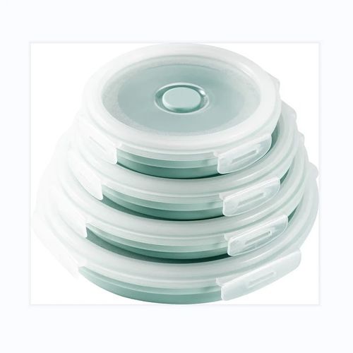 Zestaw pojemników na żywność Pojemnik silikonowy Lunch Box 4 różne na Arena.pl