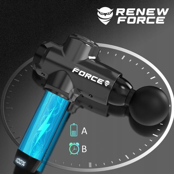 PISTOLET DO MASAŻU masażer do pleców ciała nóg karku stóp +12 KOŃCÓWEK 220W zdjęcie 9