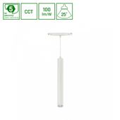 SYSTEM SHIFT CCT- HANGIT OPRAWA ZWIS 40X297 (900MM KABEL) 12W 25ST BIAŁY CCT SWITCH 5 LAT GW.