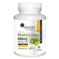 Aliness RHODIOLA RÓŻENIEC GÓRSKI 500mg EKSTRAKT STANDARYZOWANY Adaptogen