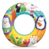 koło plażowe do pływania morskie przygody dla dzieci bestway 36113 delfin