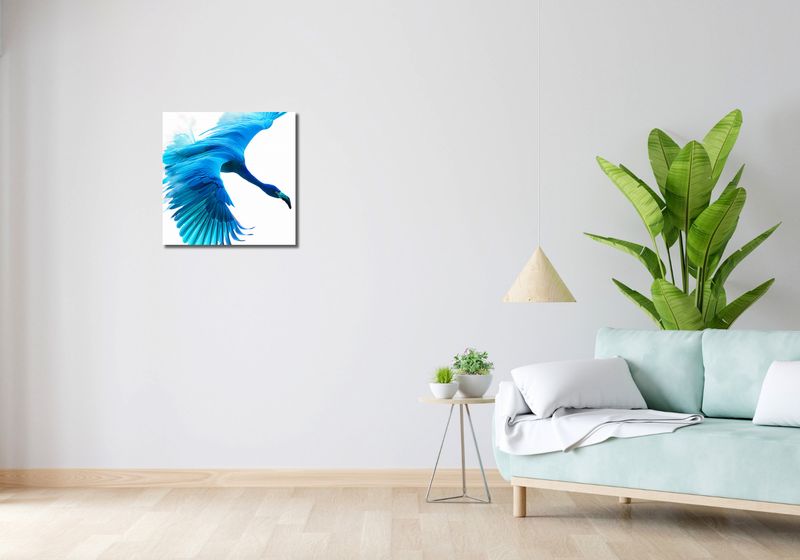 Obraz 50x50cm Błękitny Lot zdjęcie 2