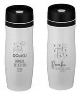 Kubek termiczny termos podróżny Z GRAWEREM do AUTA