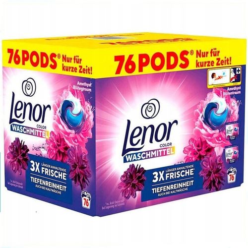 KAPSUŁKI DO PRANIA LENOR COLOR AMETHYST 76 PRAŃ na Arena.pl