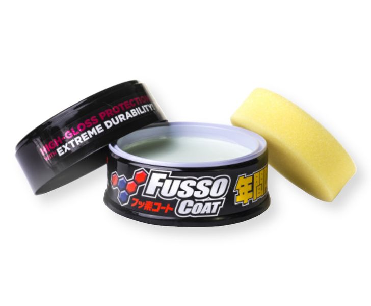 Soft99 Fusso 12 Months Wax Dark + 3 Mikrofibry zdjęcie 2