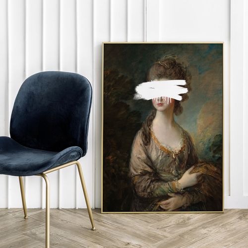 Plakat portret spray pop art 21x29,7 cm A4 na Arena.pl