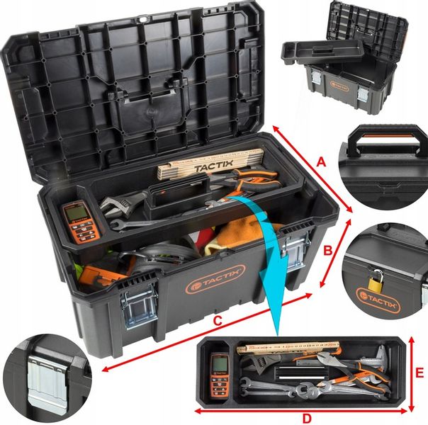 Skrzynka narzędziowa modułowa kołach ZESTAW TACTIX zdjęcie 5