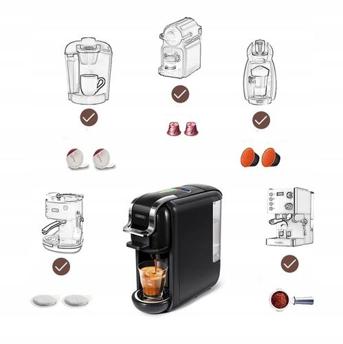 HiBREW H2B 5w1 Multi Capsule Ekspres do kawy 5w1 19Bar Wskaźnik LED na Arena.pl