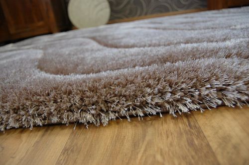 Dywan SHAGGY SOFT - 3D 2244 brąz na Arena.pl
