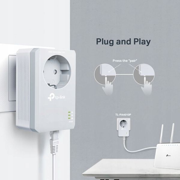ADAPTER SIECIOWY TL-PA4010P-KIT TP-LINK zdjęcie 13