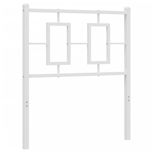 Metalowe wezgłowie, białe, 80 cm na Arena.pl