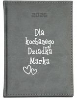 KALENDARZ A5 2026 DZIENNY KSIĄŻKOWY Z NADRUKIEM UV DLA KOCHANEGO DZIADKA