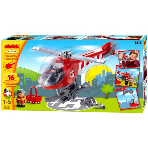 ABRICK 3214 Abrick Klocki Helikopter Ratunkowy zdjęcie 1
