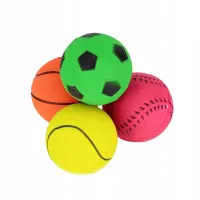 Zestaw zabawek dla psa - piłki do rzucania i aportowania 6cm Trik&Roll 4szt