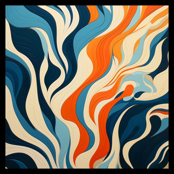 Plakat 30x30cm Oceaniczne Fale zdjęcie 2