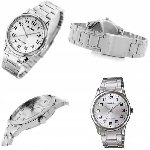 ZEGAREK MĘSKI CASIO ALTMAN+BOX +GRAWER stalowy cyfry bransoleta złoty na Arena.pl