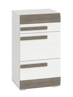 Szafka Na Buty 2 Klapy z Szufladą 55cm Sosna Śnieżna+Bodega Szara BLINKA ML