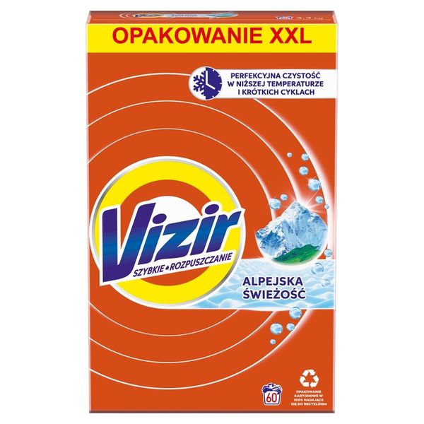 Vizir proszek do prania białego 3,3 kg zdjęcie 5
