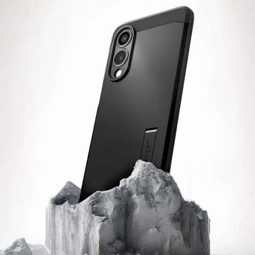 Etui Spigen Tough Armor MagSafe na Samsung Galaxy S25 Edge - czarne na Arena.pl