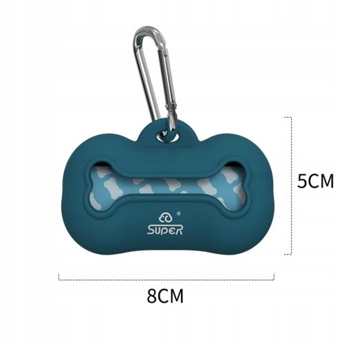 POJEMNIK ETUI na PSIE WORKI ODCHODY do OBROŻY +3 ROLKI SILIKON Karabińczyk na Arena.pl