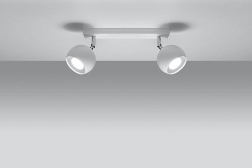 LAMPA sufitowa SL.0438 metalowa OPRAWA listwa SPOT regulowane kule balls biale na Arena.pl