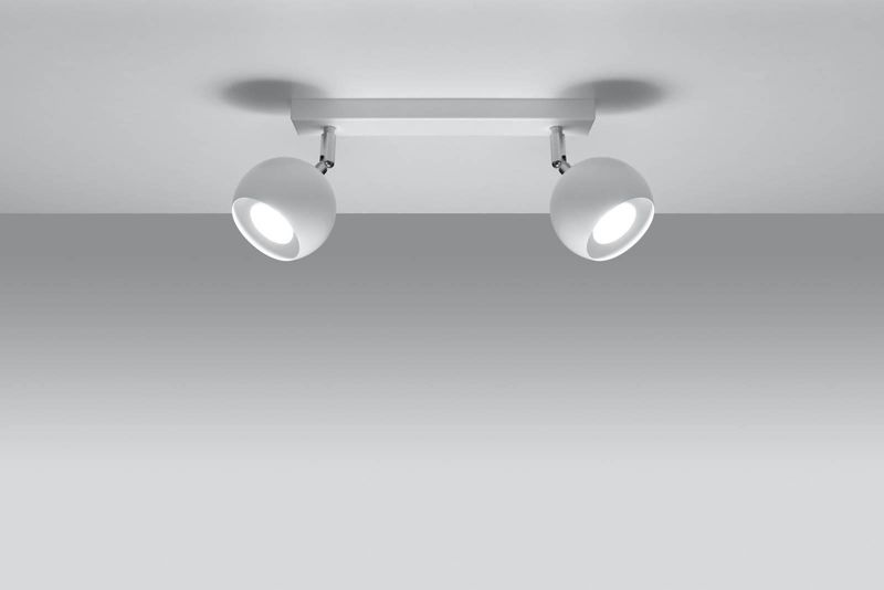 LAMPA sufitowa SL.0438 metalowa OPRAWA listwa SPOT regulowane kule balls biale zdjęcie 3