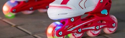 Rolki Regulowane RAVEN Lia Pink 30-33 Kółko LED na Arena.pl